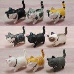 Mini Cat Figurines – 9 PCS Set (Turnable Head) - Image 10