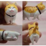 Mini Cat Figurines – 9 PCS Set (Turnable Head) - Image 8
