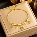 Celestial Charm Gold Bracelet