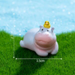Adorable Mini Hippo Figurine (6-Piece Set) - Image 8