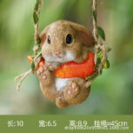 Charming Hanging Bunny Garden Decor (10cm) - Image 2