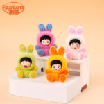 Cozy Bunny Costume Doll Miniature (8-Piece Set) - Image 4