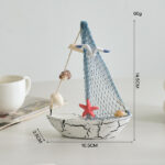 Nautical Sailing Boat Decorative (8-Variant) - Pine Wood - Image 3