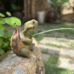 Whimsical Fishing Turtle Garden Statue (6cm) - Image 5