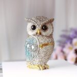 Artisanal Jeweled Owl Figurine (7.5cm) - Image 4