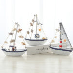 Nautical Sailing Boat Decorative (8-Variant) - Pine Wood