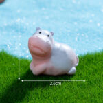 Adorable Mini Hippo Figurine (6-Piece Set) - Image 5