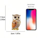 Artisanal Jeweled Owl Figurine (7.5cm) - Image 8