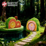 Enchanted Hobbit House Miniature (4-Piece Set) - Image 4