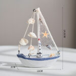 Nautical Sailing Boat Decorative (8-Variant) - Pine Wood - Image 6