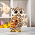Artisanal Jeweled Owl Figurine (7.5cm) - Image 3