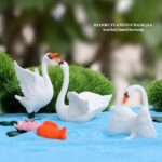 Elegant White Swan Miniature (3-Piece Set)