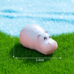 Adorable Mini Hippo Figurine (6-Piece Set) - Image 10