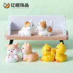 Sweet Kissing Animal Miniature Pairs - Image 2