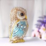 Artisanal Jeweled Owl Figurine (7.5cm) - Image 2