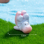 Adorable Mini Hippo Figurine (6-Piece Set) - Image 9