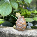 Whimsical Fishing Turtle Garden Statue (6cm) - Image 4