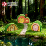 Enchanted Hobbit House Miniature (4-Piece Set) - Image 3