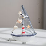 Nautical Sailing Boat Decorative (8-Variant) - Pine Wood - Image 7