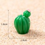 Cute Mini Cactus House Figurine Set (8-Piece) - Image 8