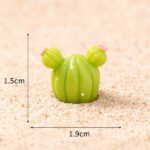 Cute Mini Cactus House Figurine Set (8-Piece) - Image 9
