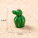 Cute Mini Cactus House Figurine Set (8-Piece) - Image 11