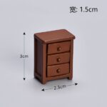 Miniature Bedroom Furniture & Decor Figurine Set (14-Piece) - Image 7