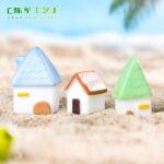 Miniature Village Cottage House Figurine Set (6-Piece) - Image 4