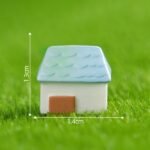 Miniature Village Cottage House Figurine Set (6-Piece) - Image 9