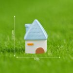 Miniature Village Cottage House Figurine Set (6-Piece) - Image 7