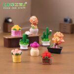 Miniature Colorful Indoor Plants & Flower Baskets (9-Piece Set)