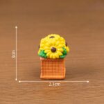 Miniature Colorful Indoor Plants & Flower Baskets (9-Piece Set) - Image 6