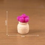 Miniature Colorful Indoor Plants & Flower Baskets (9-Piece Set) - Image 12