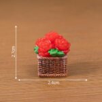 Miniature Colorful Indoor Plants & Flower Baskets (9-Piece Set) - Image 9